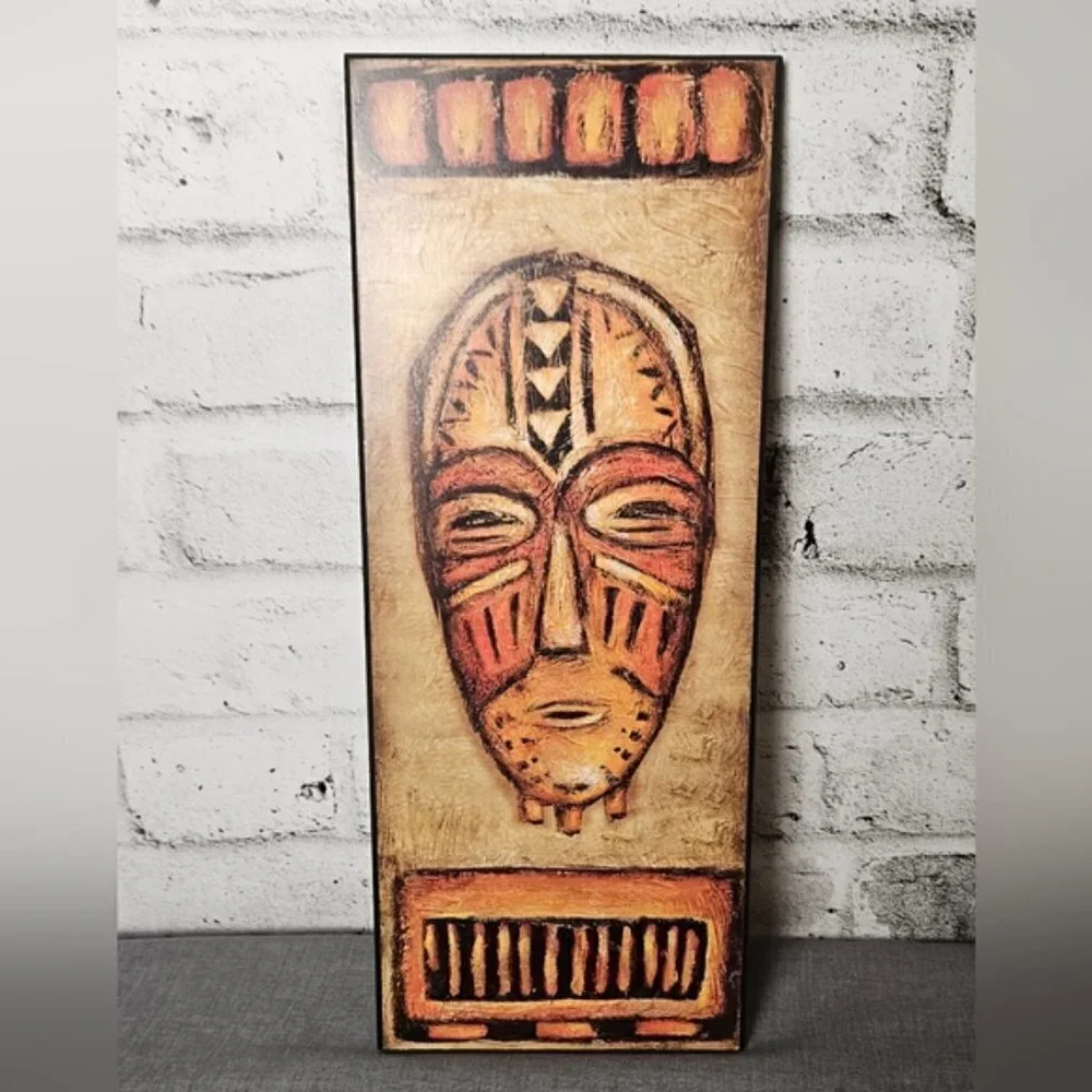 Beautiful Tribal Wall Art - 3 Piece Set